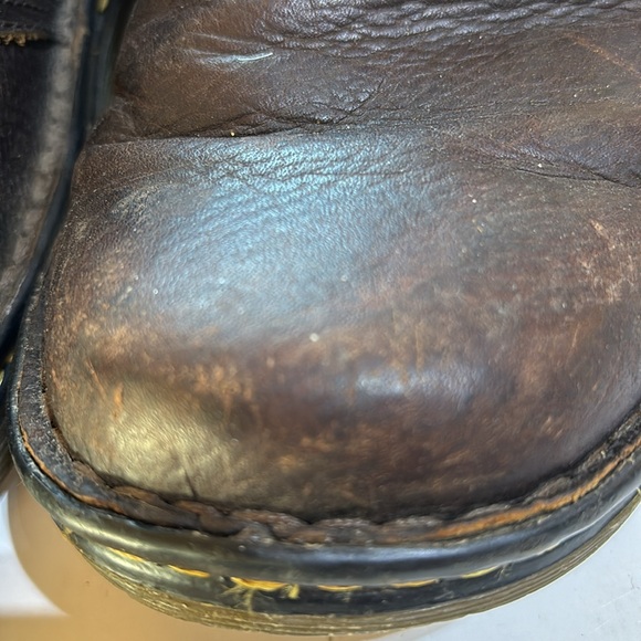 Doc MARTENS Chukka boots SUSSEX Size 9 BROWN LEATHER ANKLE DESERT BOOTS Low - Picture 7 of 17